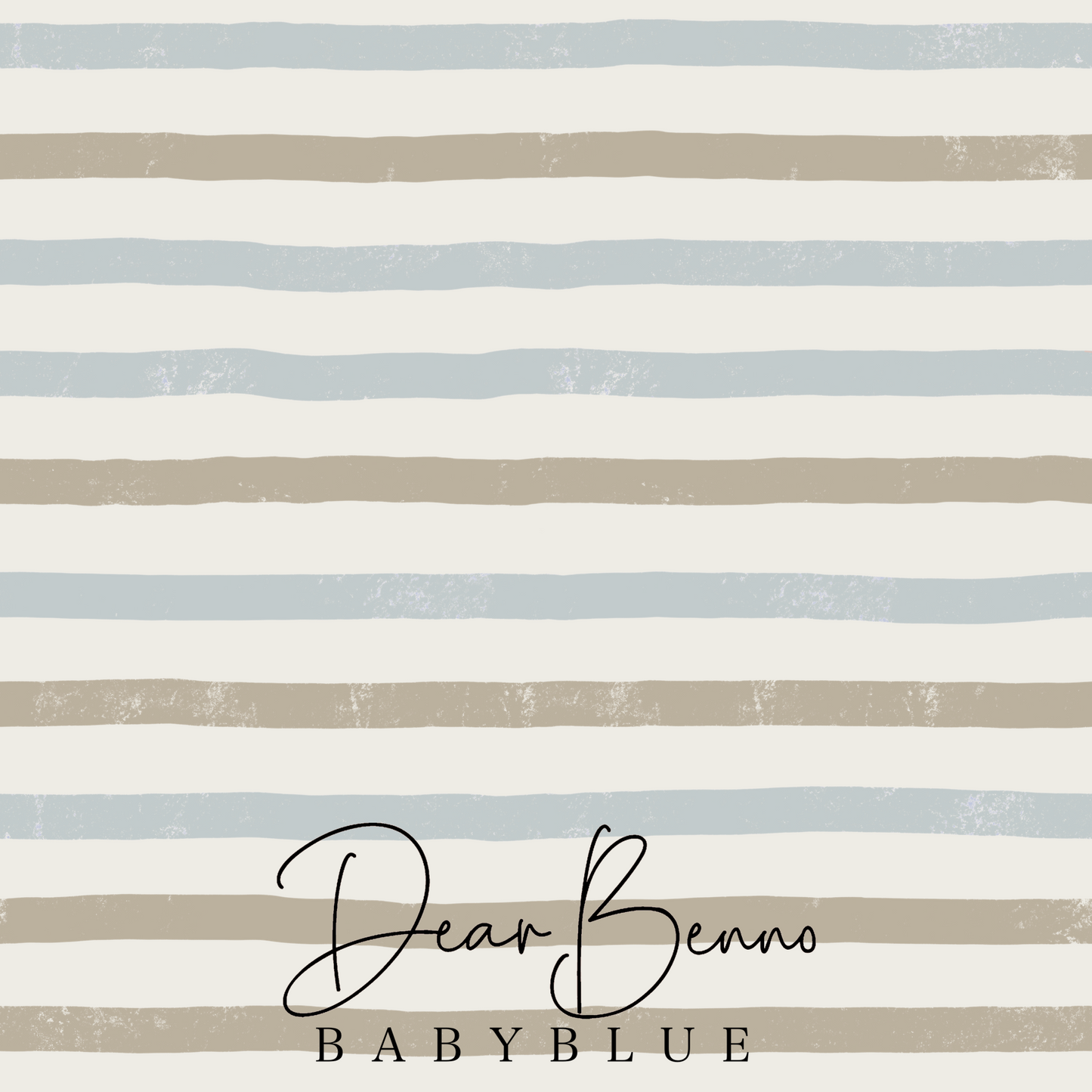 Combination design - Two Color Stripes on Cream