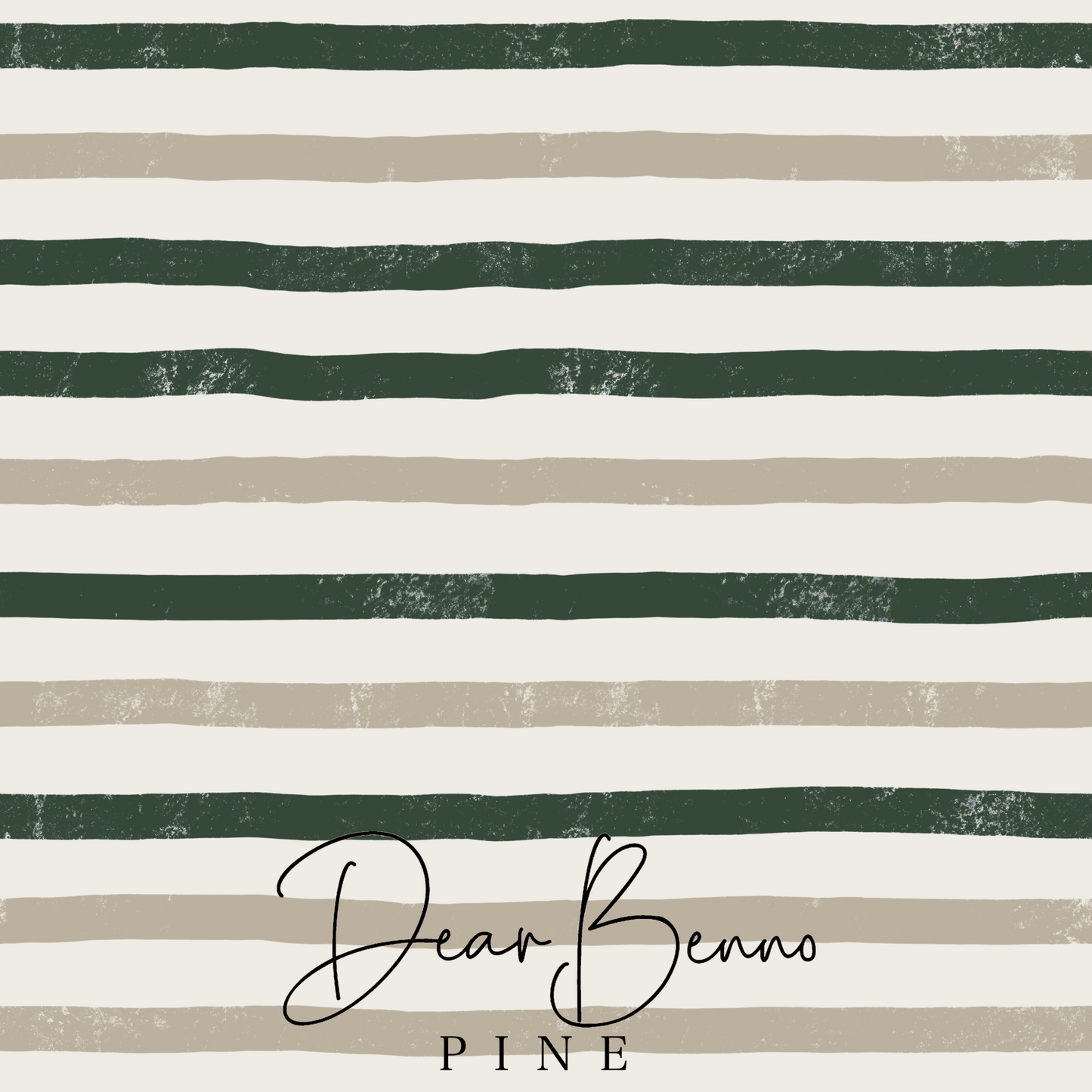 Combination design - Two Color Stripes on Cream