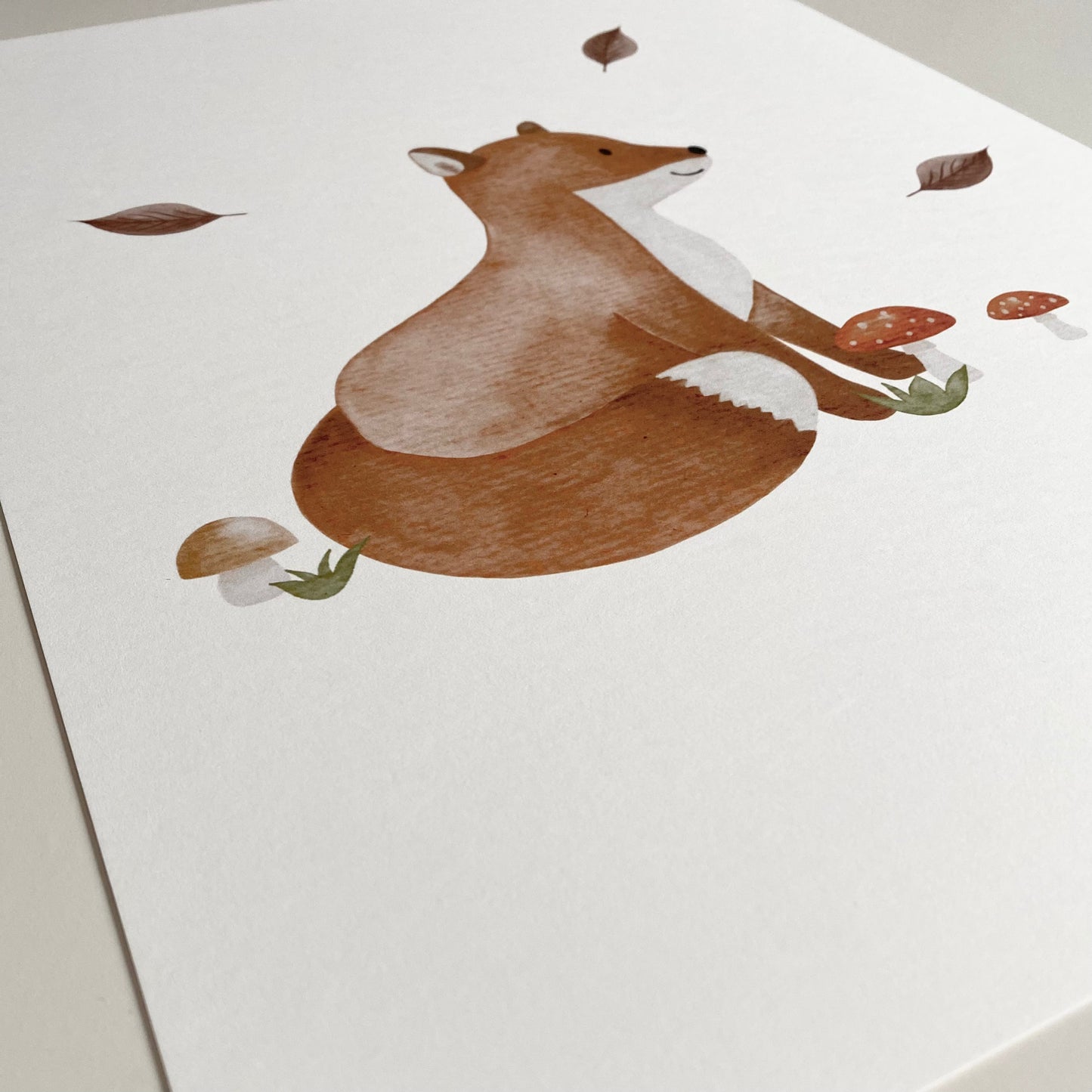 Poster A3 "Leaf Rain"