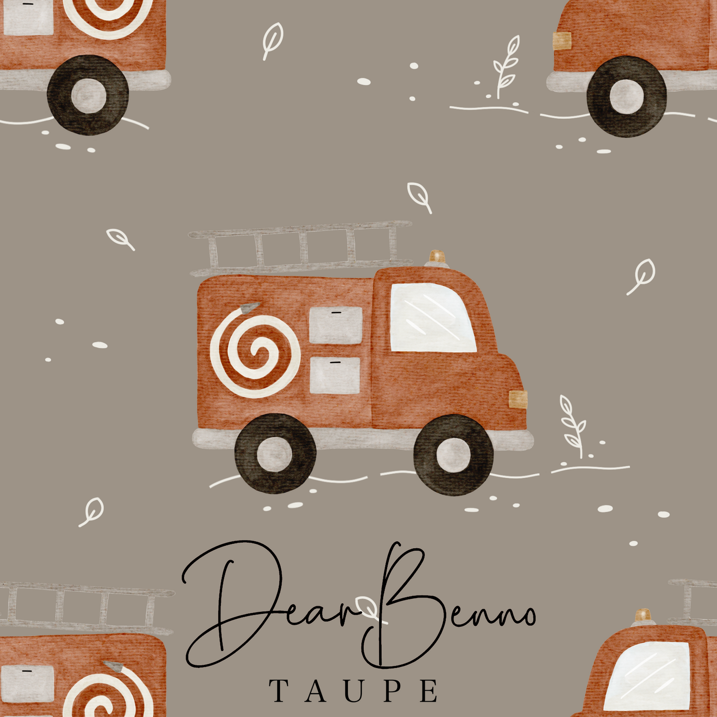 Fabric design "Fire Truck" not exclusive