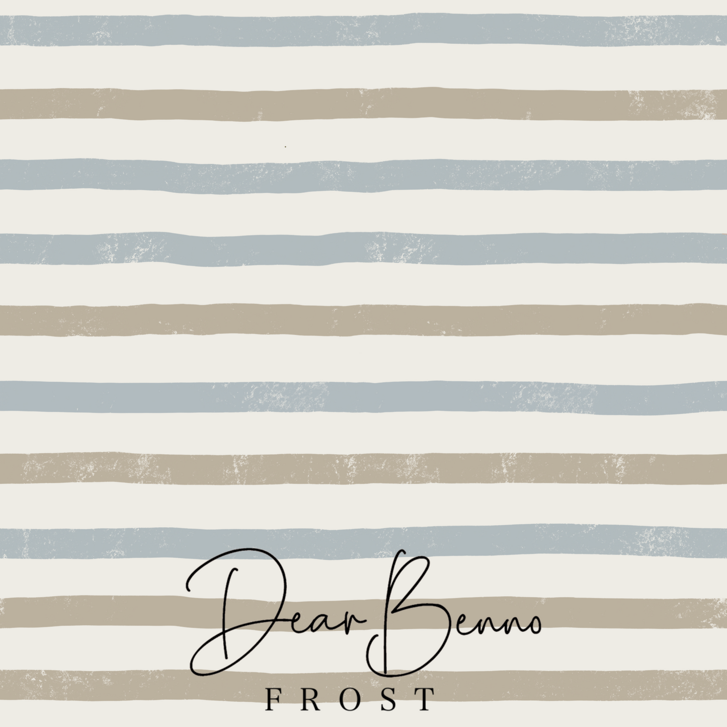 Combination design - Two Color Stripes on Cream