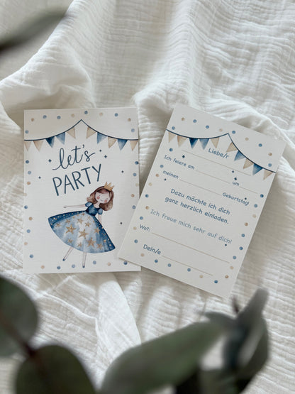 Einladungskarte Prinzessin