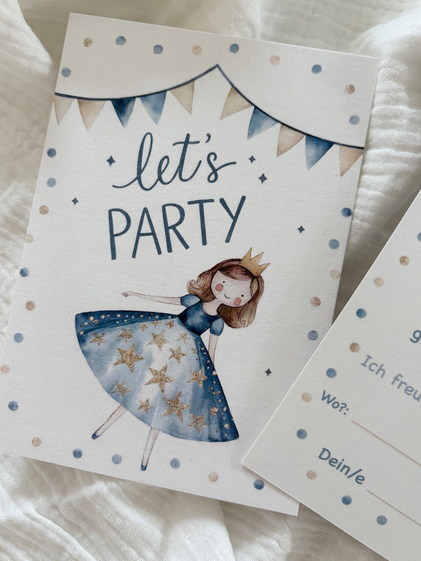Einladungskarte Prinzessin