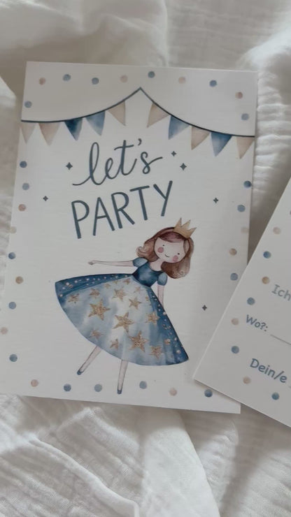 Einladungskarte Prinzessin