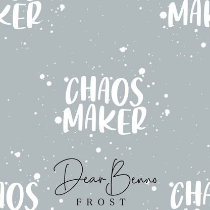 Fabric design "Chaos Maker" UNI not exclusive