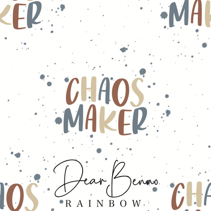 Stoffdesign „Chaos Maker“ RAINBOW nicht exklusiv