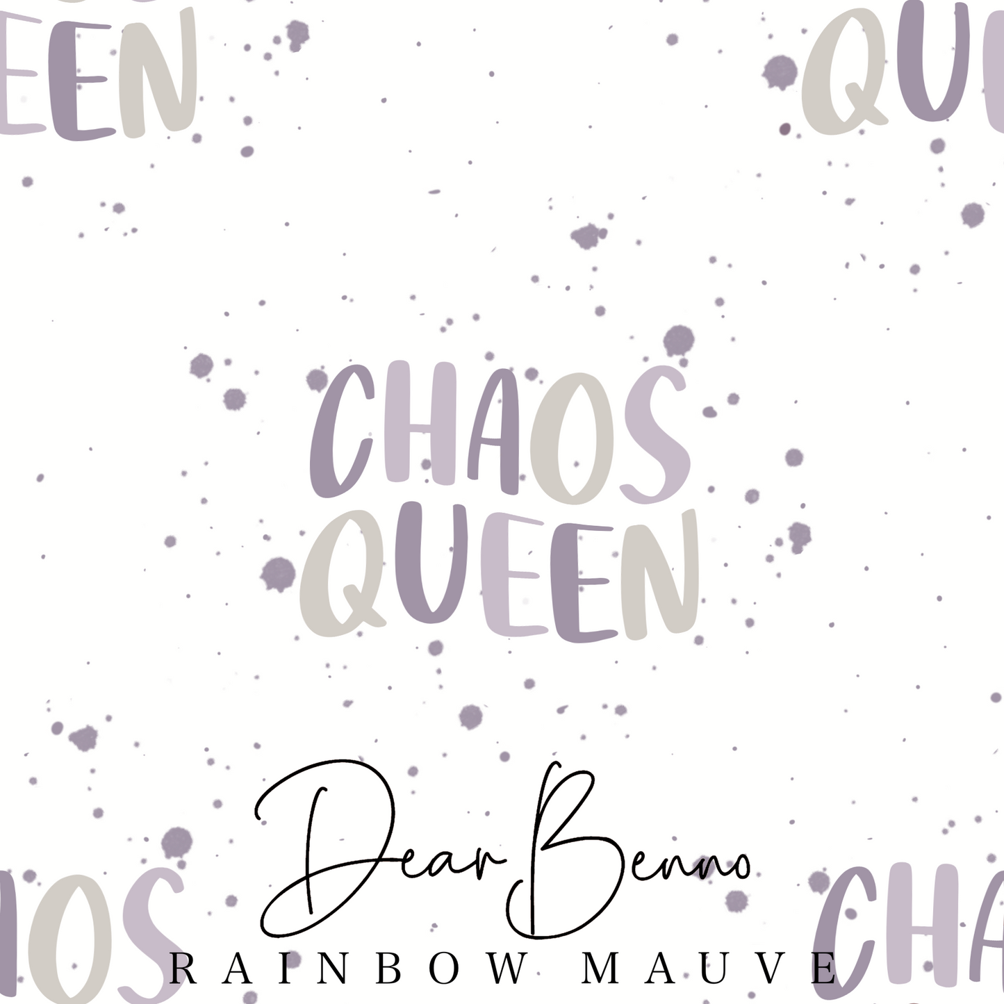 Stoffdesign „Chaos Queen“ RAINBOW nicht exklusiv