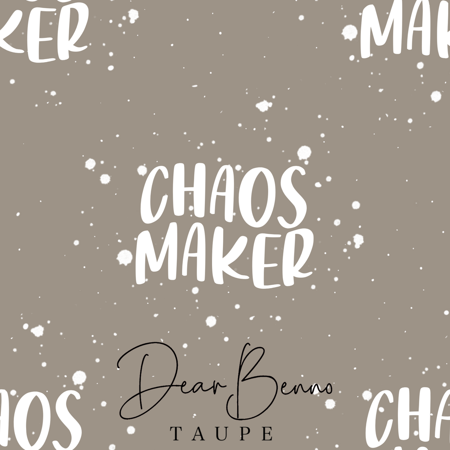 Fabric design "Chaos Maker" UNI not exclusive