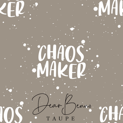 Fabric design "Chaos Maker" UNI not exclusive