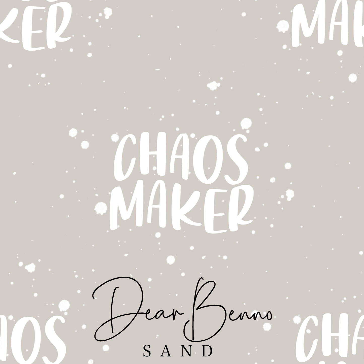 Fabric design "Chaos Maker" UNI not exclusive